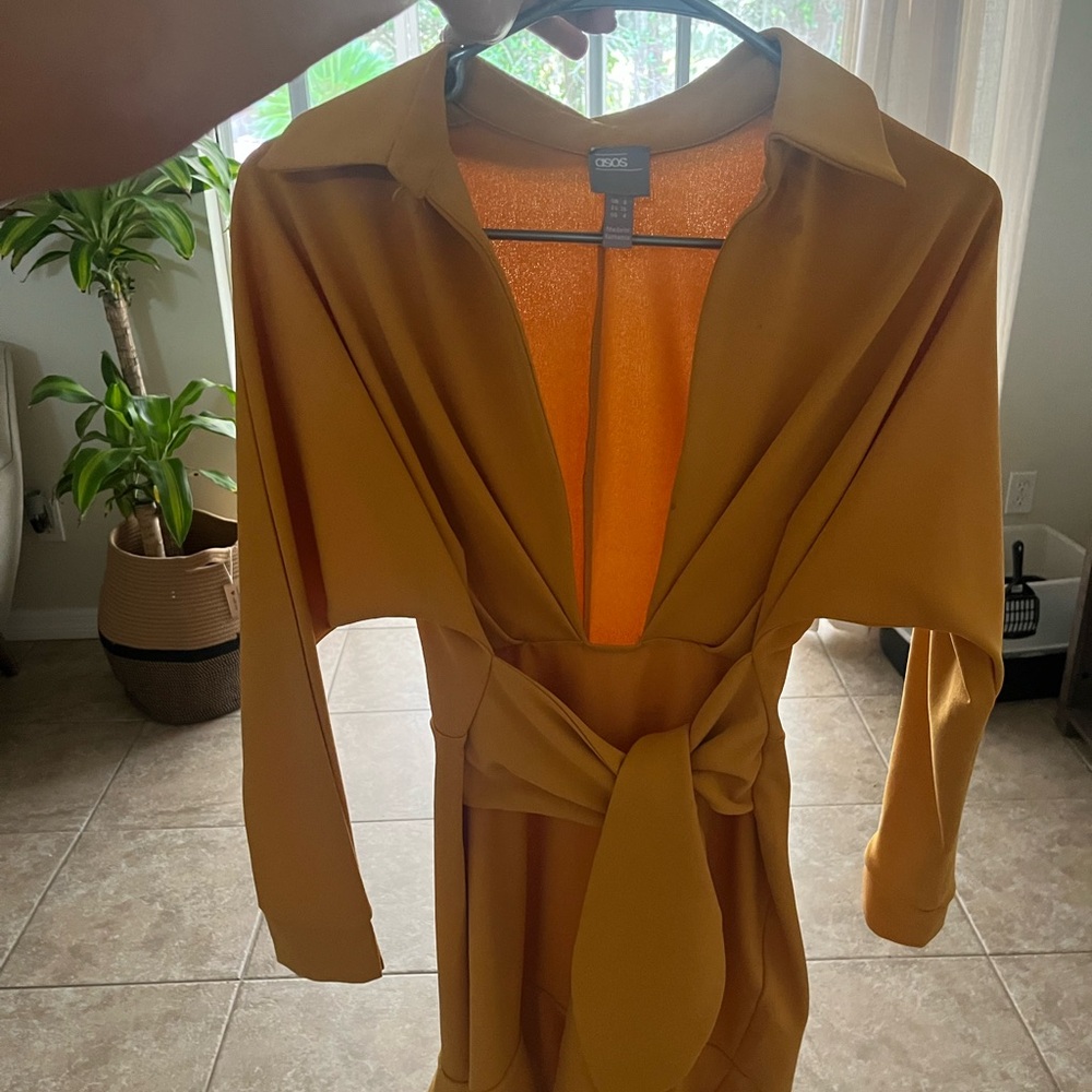 ASOS Mustard Yellow Dress